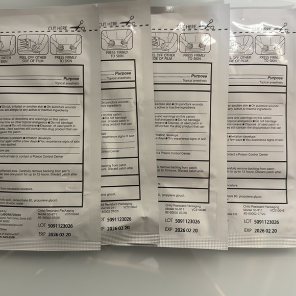 Back pain hot/cold pack, back support & lidocaine patches - Picture 14 of 14